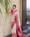 MF1460 Soft Lichi Silk Designer Wedding Sarees Wholesale Price In Surat